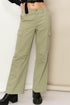 Weekend Chiller High Waist Cargo Pants SAGE M by HYFVE | Fleurcouture