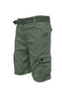 Weiv Mens Belted Cargo Shorts with Belt OLIVE 30 by WEIV | Fleurcouture