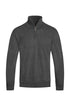 Weiv Mens Knit Quarter Zip Sweater CHARCOAL S by WEIV | Fleurcouture