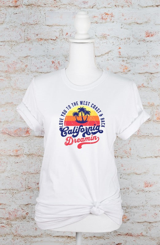 West Coast California Dreamin Graphic Tee by Ocean and 7th | Fleurcouture