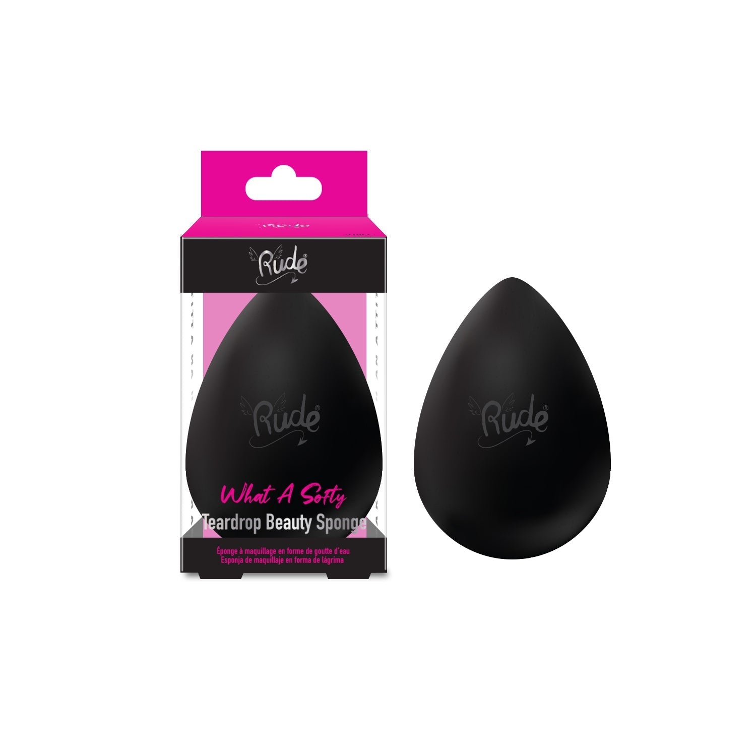 What A Softy Teardrop Beauty Sponge Sponges &amp; Applicators by Rude Cosmetics | Fleurcouture