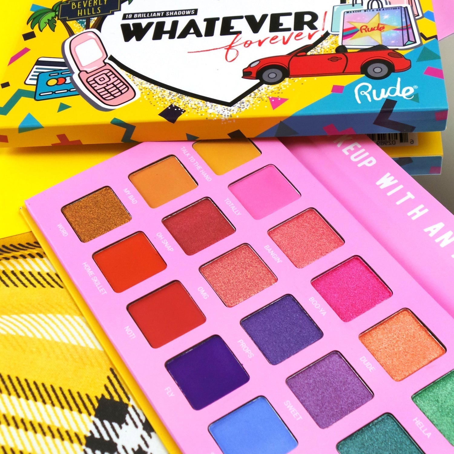 Whatever Forever 18 Eyeshadow Palette Eyeshadow Palettes by Rude Cosmetics | Fleurcouture