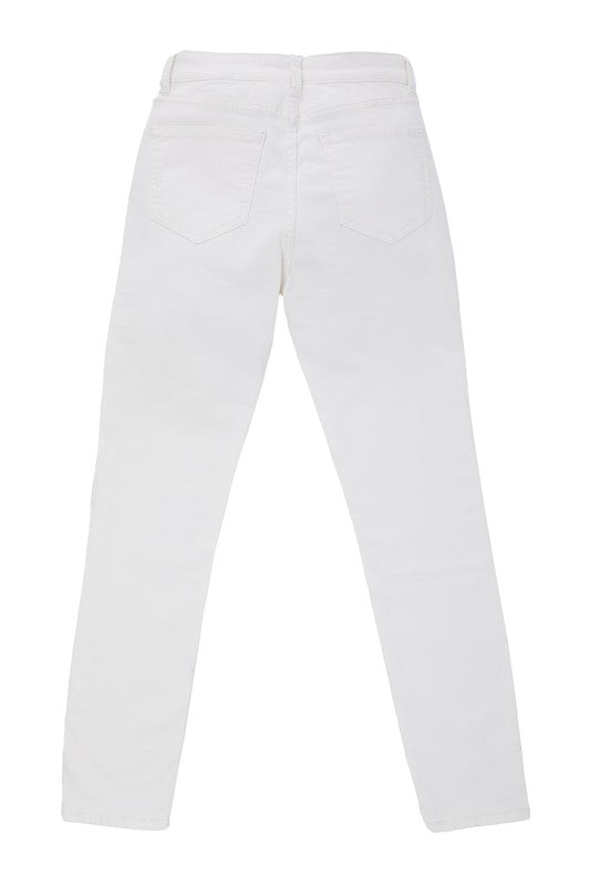 White skinny jeans White by Lilou | Fleurcouture