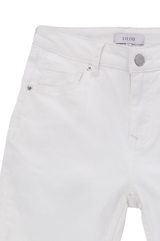 White skinny jeans White by Lilou | Fleurcouture