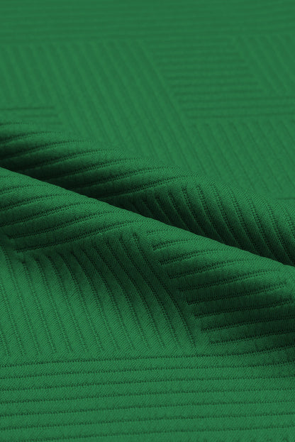 White Textured Loose Fit T Shirt and Drawstring Pants Set 95%Polyester+5%Elastane Two Piece Sets by Fleurcouture | Fleurcouture