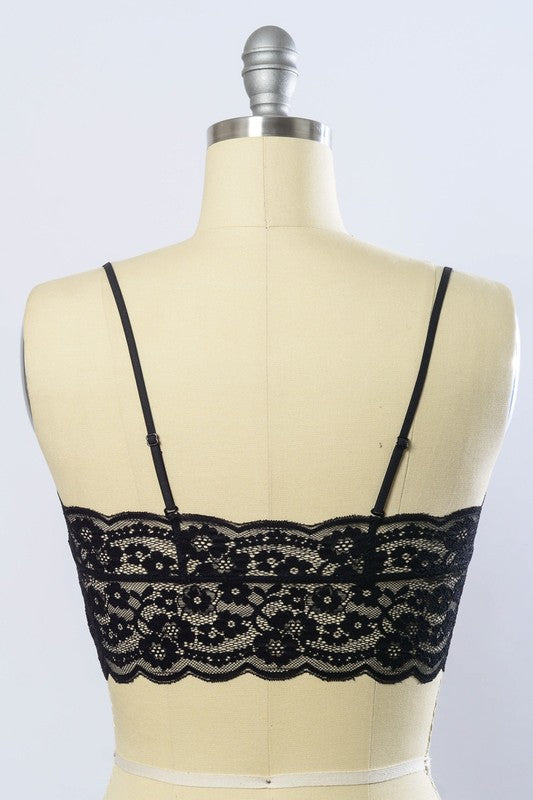 Wide Lace Bandeau by Leto Accessories | Fleurcouture