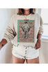 WILD WEST COWBOY GRAPHIC PLUS SIZE SWEATSHIRT SAND 1XL by ROSEMEAD LOS ANGELES CO | Fleurcouture