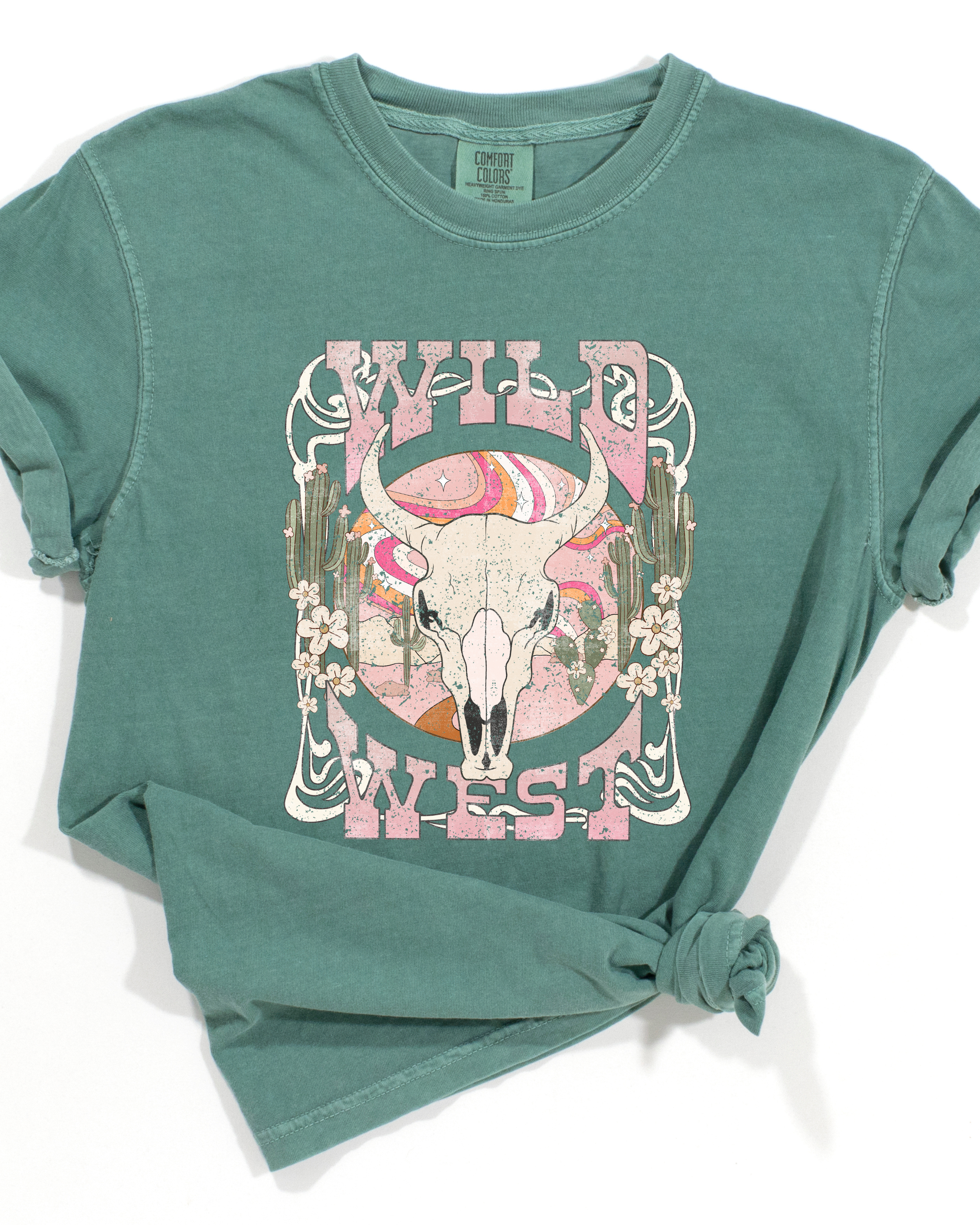 WILD WEST TEE (COMFORT COLORS) by LL | Fleurcouture