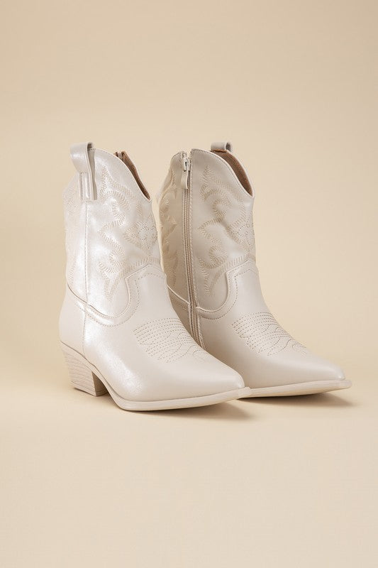 WILLA-1 Western Booties by Top Guy Footwear | Fleurcouture