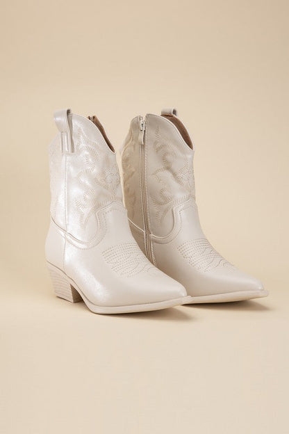 WILLA-1 Western Booties by Top Guy Footwear | Fleurcouture