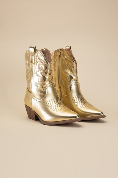 WILLA-1 Western Booties by Top Guy Footwear | Fleurcouture