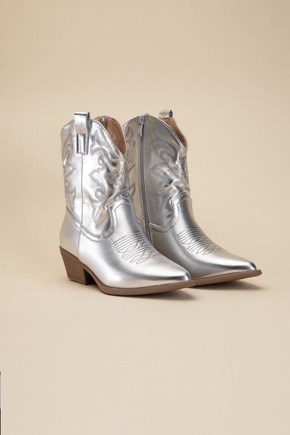 WILLA-1 Western Booties by Top Guy Footwear | Fleurcouture