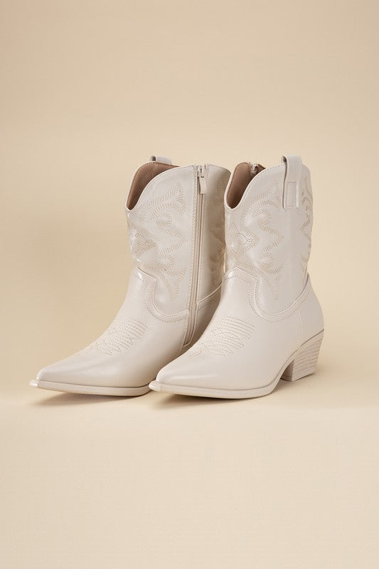 WILLA-1 Western Booties by Top Guy Footwear | Fleurcouture