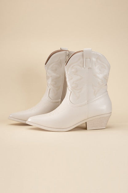 WILLA-1 Western Booties by Top Guy Footwear | Fleurcouture