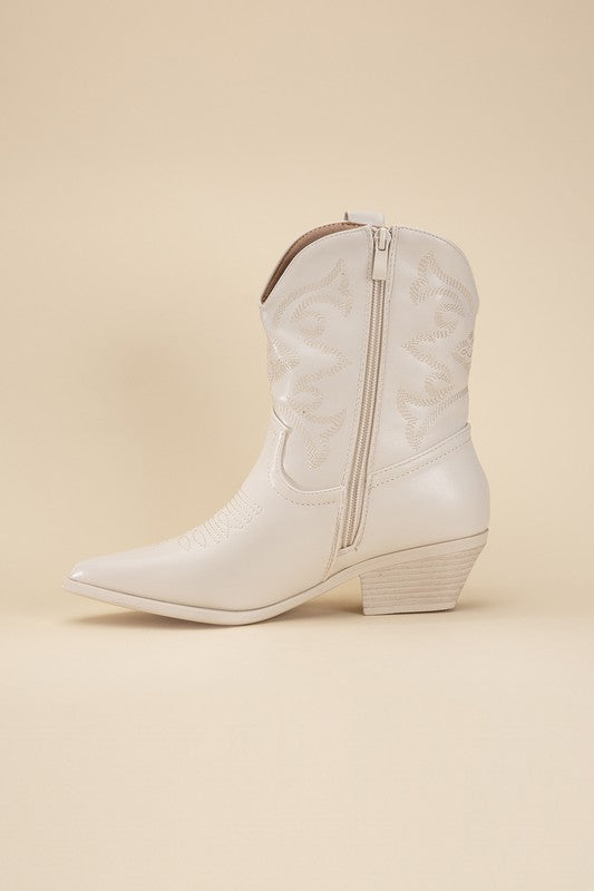 WILLA-1 Western Booties by Top Guy Footwear | Fleurcouture