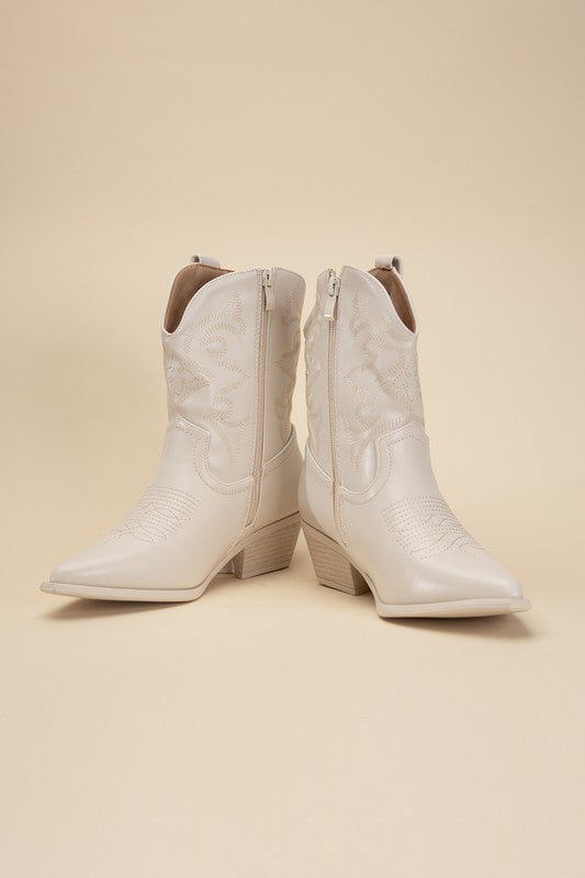 WILLA-1 Western Booties by Top Guy Footwear | Fleurcouture