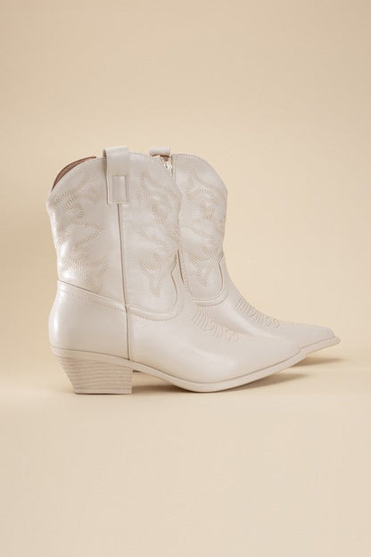 WILLA-1 Western Booties by Top Guy Footwear | Fleurcouture