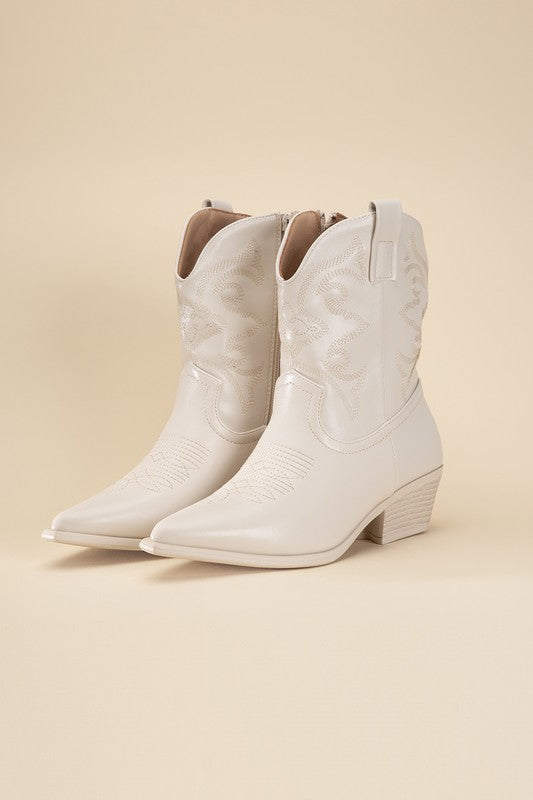 WILLA-1 Western Booties by Top Guy Footwear | Fleurcouture