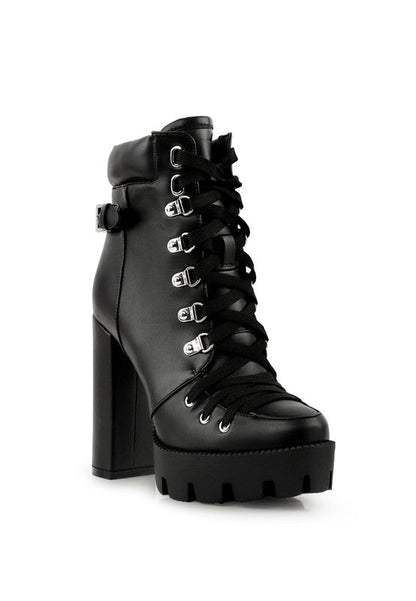 Willow Combat Boot Black 10 by Rag Company | Fleurcouture