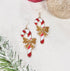 Winter Day Dream Gold Snowman Earrings Gold One Size Earrings by Grace & Emma | Fleurcouture