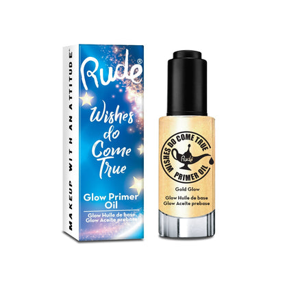 Wishes Do Come True Glow Primer Oil - Gold Face Primer by Rude Cosmetics | Fleurcouture