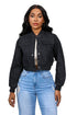 WOMEN FASHION DENIM JACKET BLACK L by By Claude | Fleurcouture