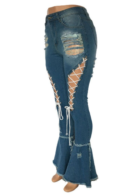 WOMEN FASHION DENIM JEANS by By Claude | Fleurcouture