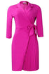 WOMEN FASHION DRESS BLOUSES FUCHSIA S by By Claude | Fleurcouture