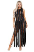 WOMEN FASHION LONG MAXI DRESSES BLACK S by By Claude | Fleurcouture