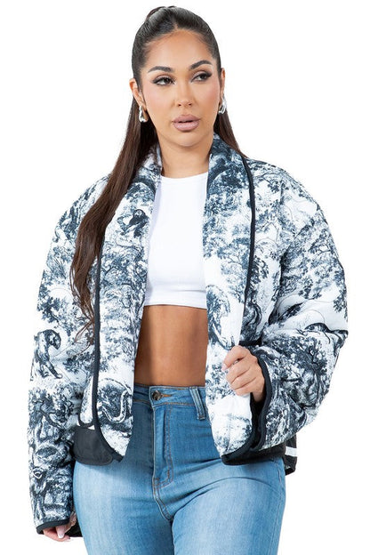 WOMEN FASHION PUFFER JACKET by By Claude | Fleurcouture