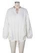 WOMEN FASHION SWEATER WHITE L by By Claude | Fleurcouture