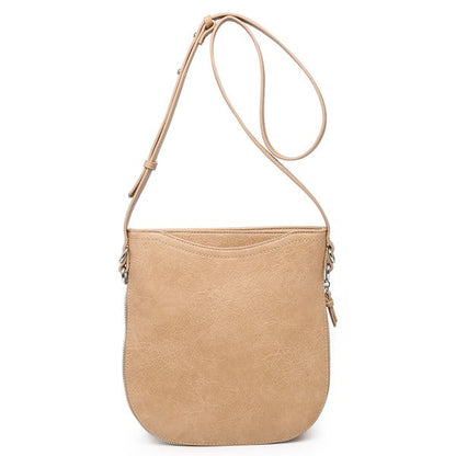 Women small crossbody bag Beige S2 by Sifides | Fleurcouture