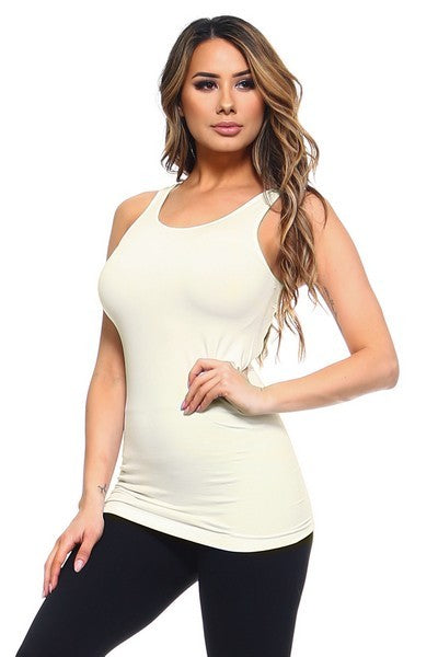 Womens Seamless Tank Top OS by Yelete | Fleurcouture