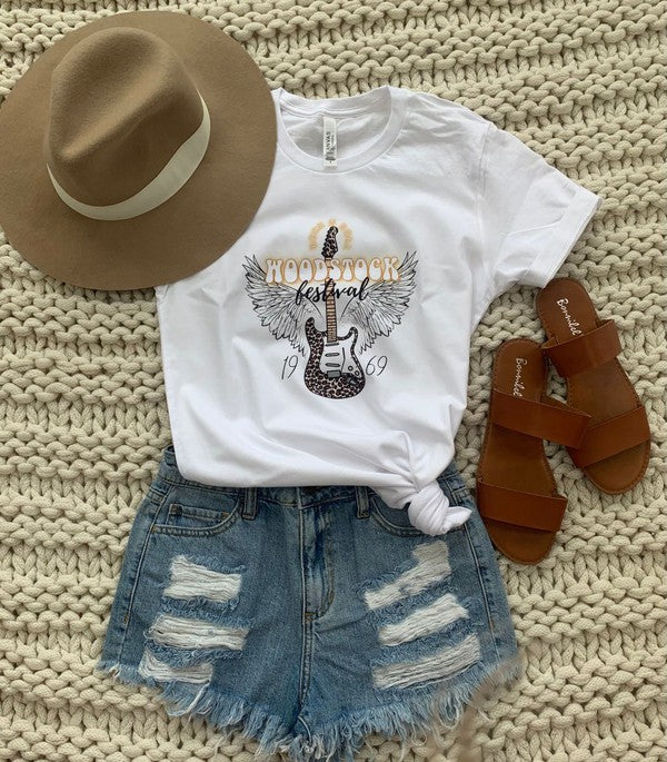 Woodstock 1969 Festival Tee White 2X by Ocean and 7th | Fleurcouture