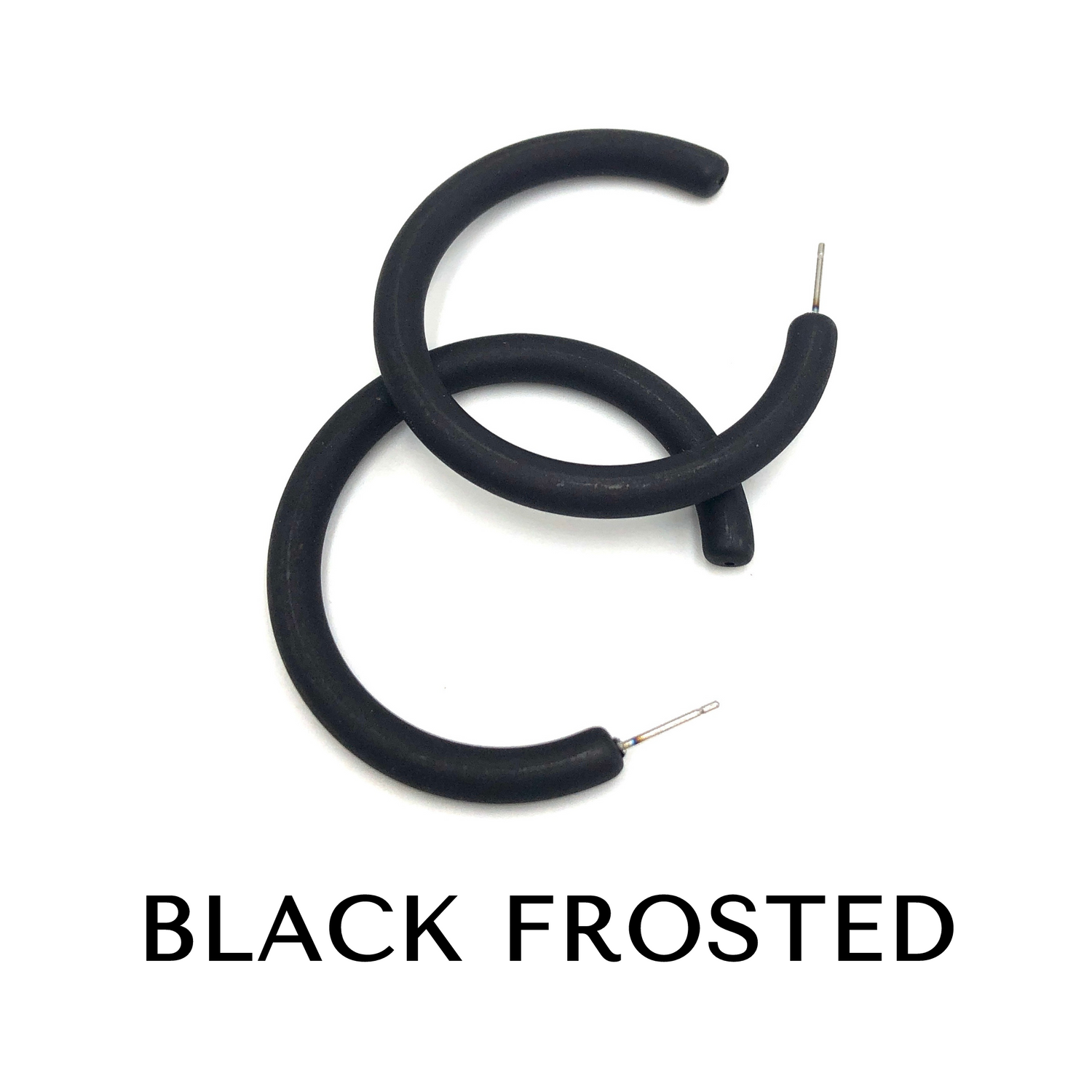 XL Jelly Hoop Earrings - 2 inch Jelly Hoops XL by Leetie Lovendale | Fleurcouture