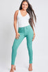 YMI Jeanswear Full Size Hyperstretch Mid-Rise Skinny Pants SeaGreen S Women&
