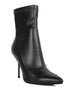 Yolo High Pointed Heeled Ankle Boot Black 5 by Rag Company | Fleurcouture