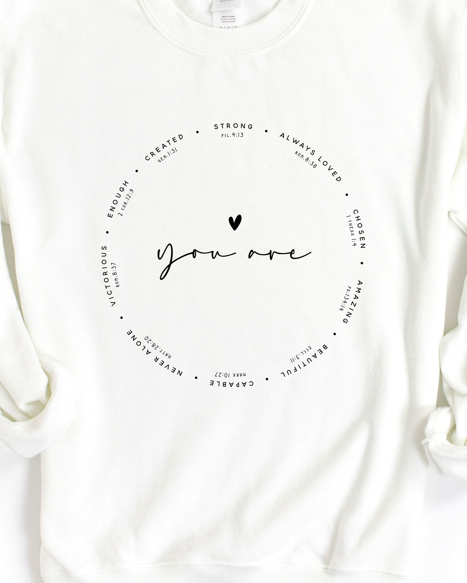 YOU ARE POSITIVE VIBES SWEATSHIRT by LL | Fleurcouture