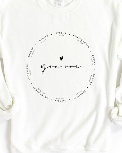 YOU ARE POSITIVE VIBES SWEATSHIRT by LL | Fleurcouture