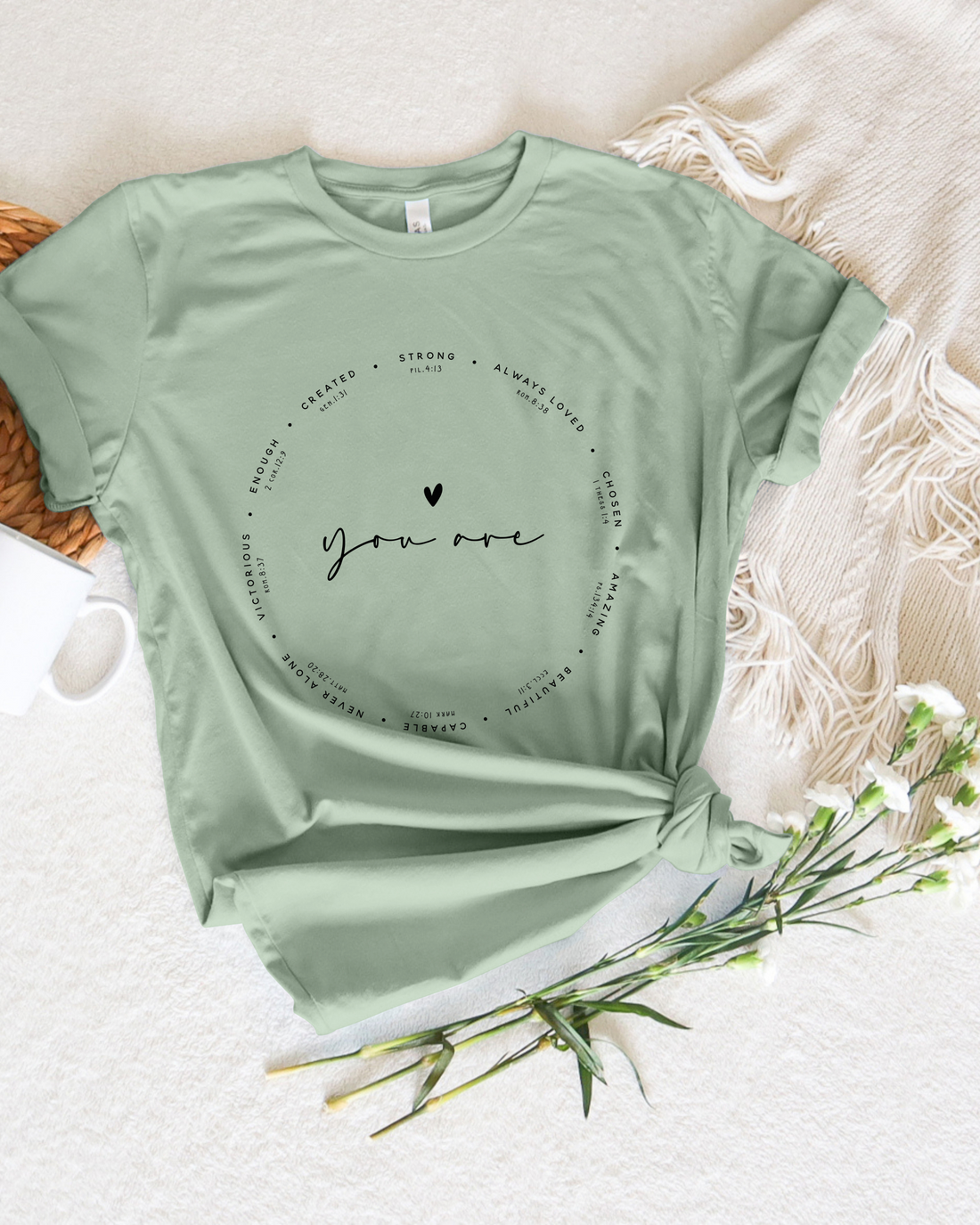 YOU ARE TEE (BELLA CANVAS) by LL | Fleurcouture