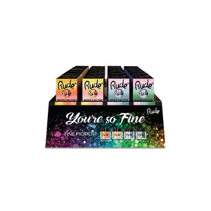 You're So Fine Fine Pigment Display Set, 32pcs Wholesale Set by Rude Cosmetics | Fleurcouture