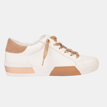 Zion Lace up Sneakers 6 Nude/Rose Gold SNEAKERS by MODAPASSO | Fleurcouture