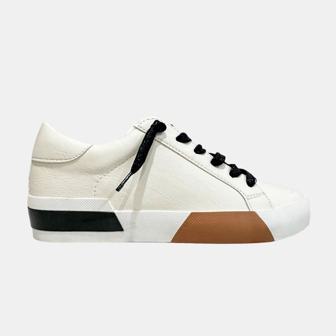 Zion Lace up Sneakers 6 White/Black SNEAKERS by MODAPASSO | Fleurcouture